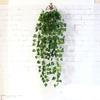 1Piece 1M Home Decor Artificial Ivy Leaf Garland Plants Vine Fake Foliage Flowers Creeper Green Ivy Wreath Garden Wall Decor
