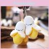 Cute Fruit Plush Banana Keychain With Soft Short Pile For Bag Decor And Gifts
