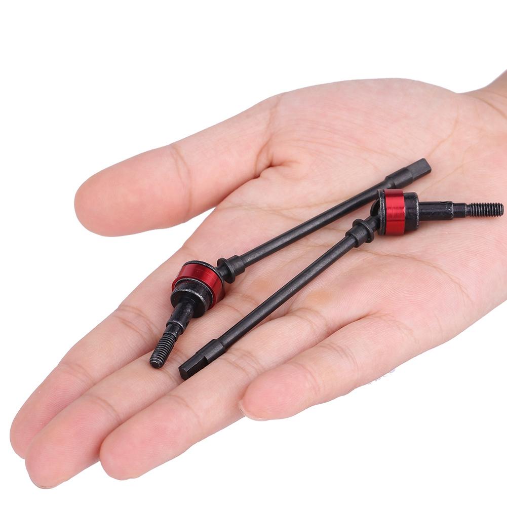 4 Pcs Remote Control Model Accessory Parts Hard Steel Front Axle Drive Shaft for SCX10 RC Car