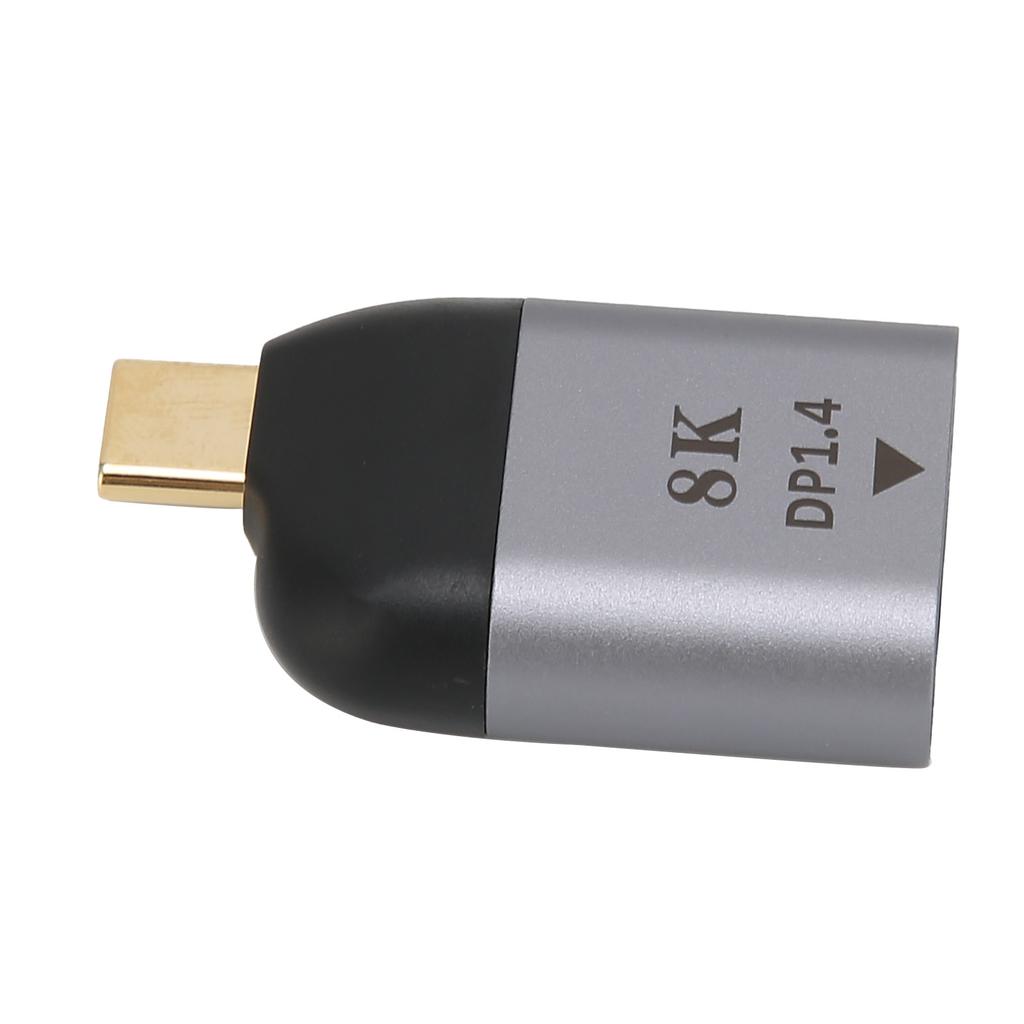 Portable TypeC Male To DP Adapter Mini Size Metal Compatible for Windows Android OS X