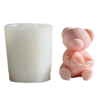 Rosenbär-Gipsform, DIY Aromatherapie-Harzform, Gipsornament, Dekoration, Epoxidformen für die DIY-Kerzenseifenherstellung