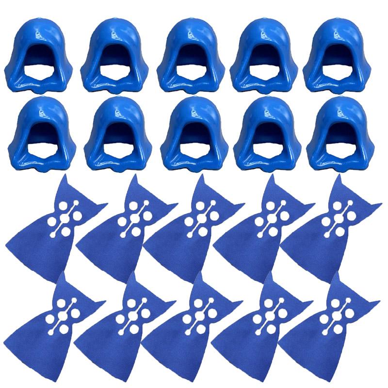 MOC Military Building Blocks Accessories Figure Soldier Ninja Helmet Toy Hat Mini Brick Scarf Mask Knee Pads Gift Toys X027