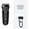Rasoir électrique - BRAUN - Série 3 300s - 30 min - Noir