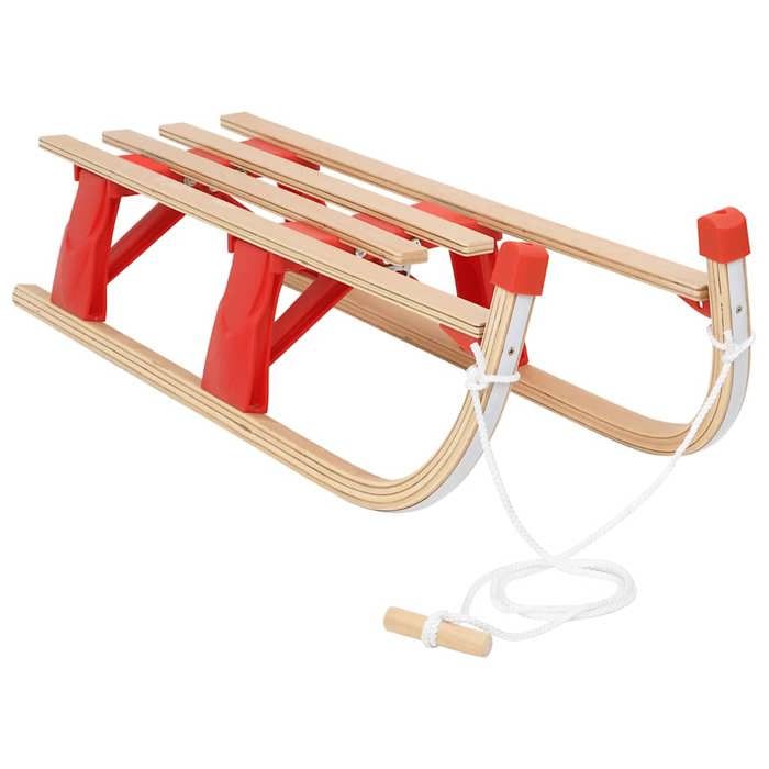 VidaXL Traîneau Pliable Luge d'Extérieur Ensemble de Jouet de Plein Air Equipement de Sports de Ski Corde de Traction Sports 93696