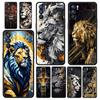 Cross Pattern Bicolor Lion Phone Case For Oppo A17 A31 A54 A57 A78 A79 A98 Find X5 X6 Reno 6 7 8 10 11 12 13 F Pro 5G Soft TPU