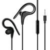 Wired Earbud High Fidelity Waterproof Ergonomic 3.5mm Noise Reduction Sports Ear Hook Earphone for Running