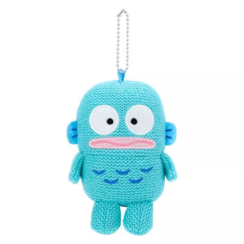 

Sanrio Pochacco Hangyodon Милый Винтажный Вязаный Подвеска Брелок Подарок Кукла Ugly Fish