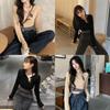 Girl Spring Autumn Short Sleeve T Shirt With Solid Color Design And Round Neck For Casual Wear