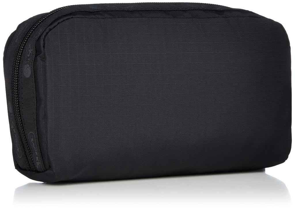 LeSportsac Official Rectangular Cosmetic Recycled Black JP Pouch/6511