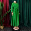 Damen Frühling/Sommer Neue Mode Temperament Binden Afrikanisch Übergröße Maxikleid Importiertes Kleid