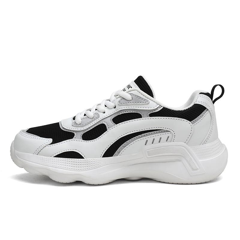 

2025 Spring Autumn Women Sneakers Breathable Platform Sports Shoes Patchwork Comfortable Lace Up Vulcanized 35