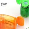 Back To School Stationery Supplies 5PCS Double Hole Pencil Sharpener with Lid Transparent Manual Lightweight for Pastel Pencils Handheld Sharpener,