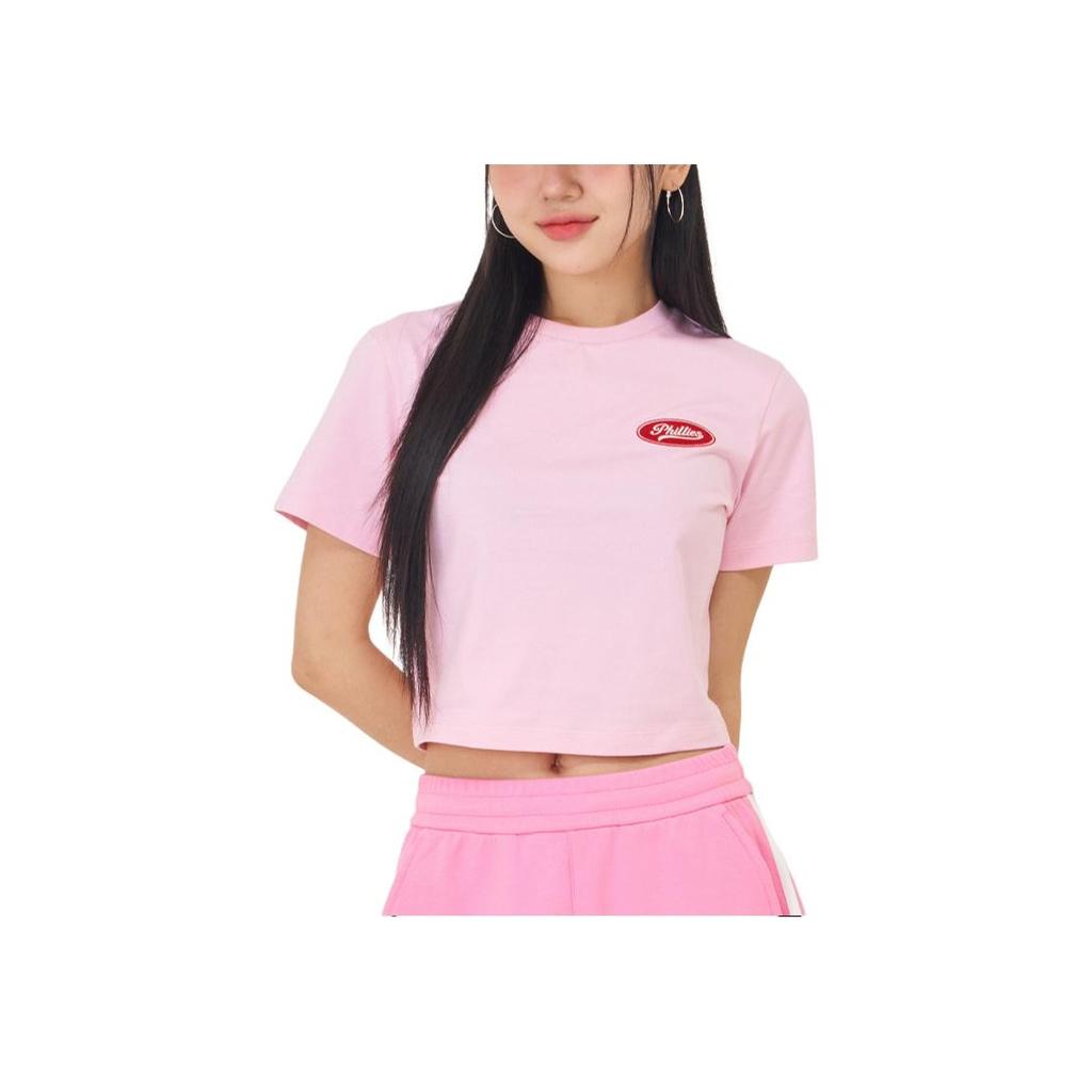 New MLB T Shirts Women's Pink 3FTSV1843-10PKL