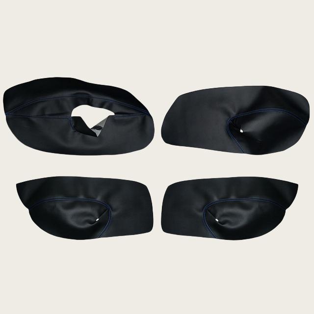 ONLY 4-Doors Leather Door Armrest Cover For VW Golf 4 MK4 Bora Jetta 1999-2005 Car Door Armrest Panel Skin Cover Accessories