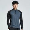 Men's Quick-Dry Half-Zip Training Suit: Long-Sleeved Top and Trousers for Running & Fitness