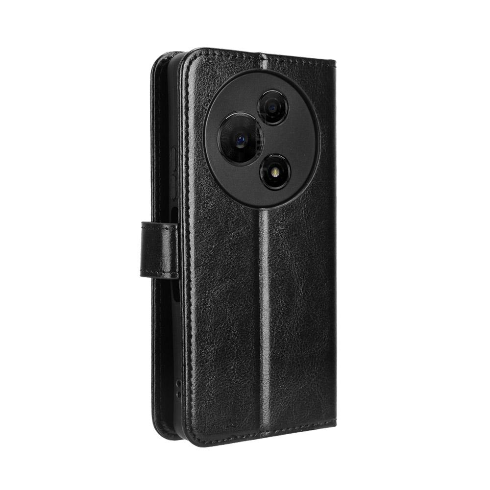 For TCL 60 NxtPaper 4G PU Leather Case with Strap Crazy Horse Texture Phone Wallet Cover