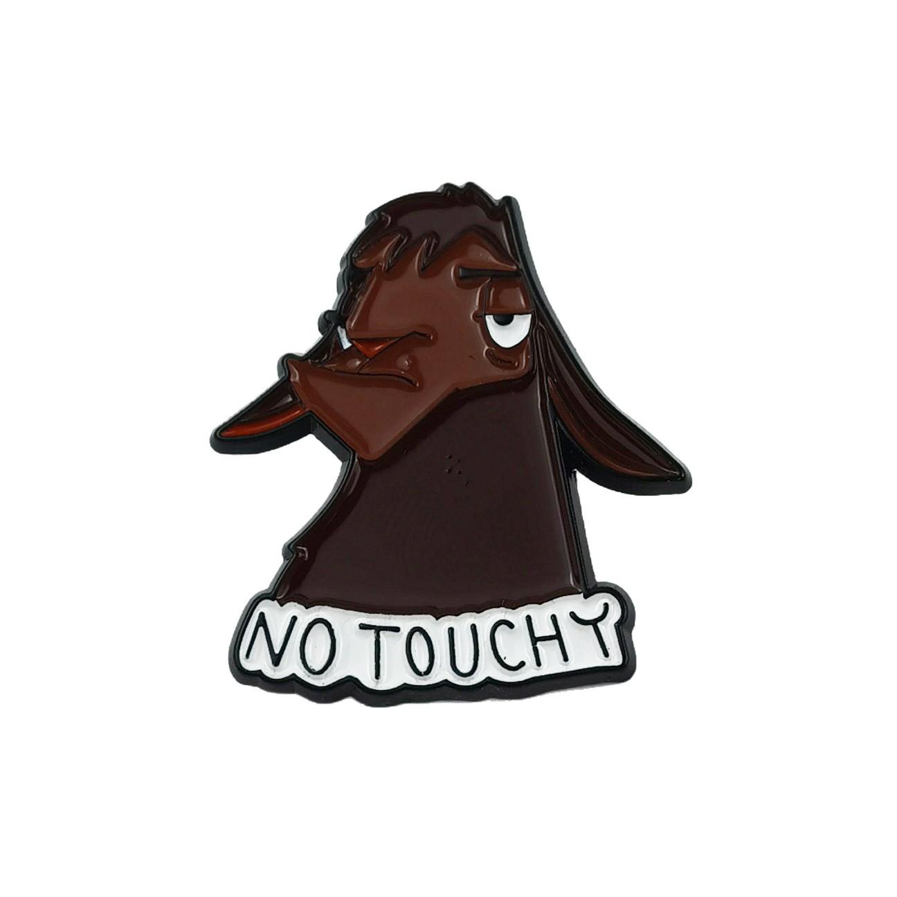 Creative Cartoon Fairy Tale Monster Metal Brooch - Unique Personality Badge