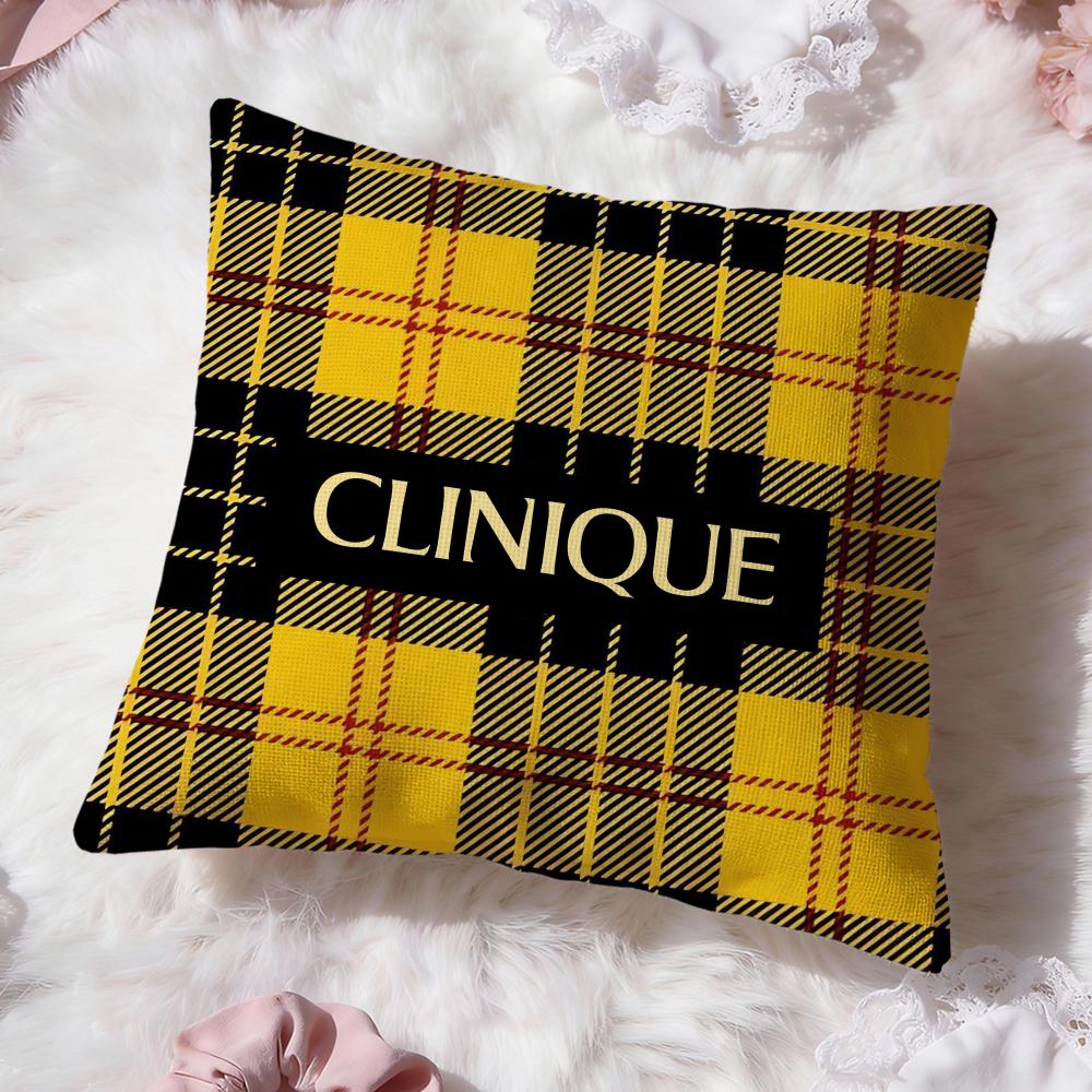 cCliniquees f-Fashion brand  Cushion Cover Premium Comfort Reversible Pillow Cove -Two in One Design for Any Room & Car Interior