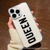 Queen English is suitable for iPhone 16/15 Pro Max cases, iPhone 12/11 Pro Max iPhone 13/14 Transparent 8