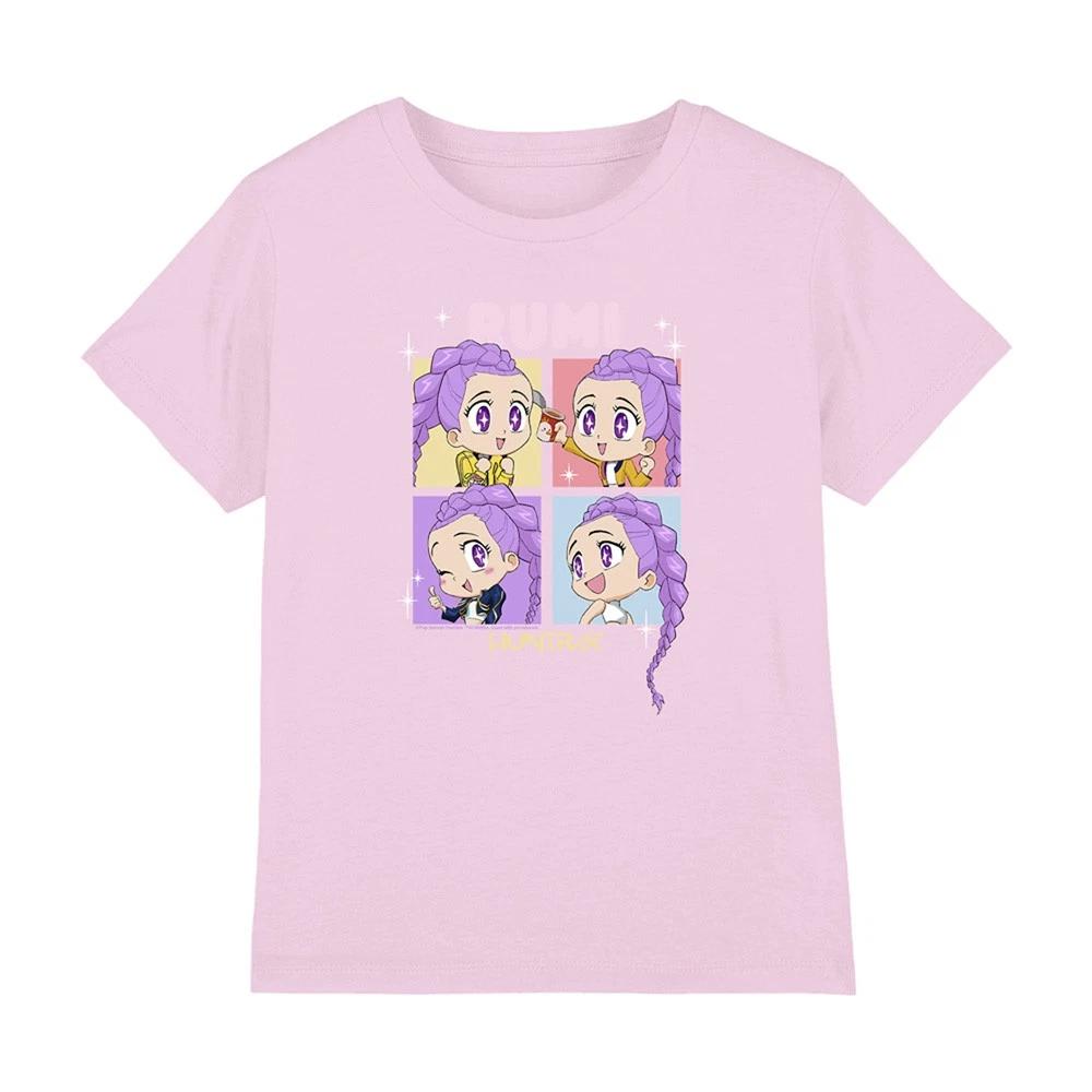 

Kpop Demon Hunters - Huntrix Rumi Chibi Boxes Kids T-shirt, Light Pink 120