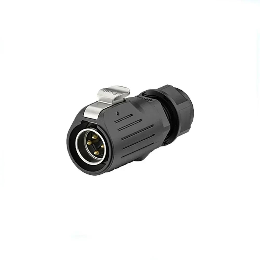 EW-LP20 Waterproof M20 Power Aviation Connector 2 3 4 5 7 9 12 Pin Plug Socket Panel Adapter Industry Signal Rransceiver Radio
