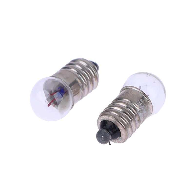 10 buc. tun mic rotund în miniatură 1,5 V 2,5 V 3,8 V pentru experimentul studenților Becuri mici, mărgele de bec pentru lanternă