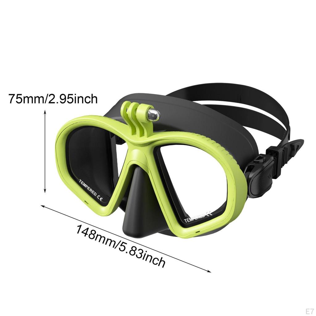 Adjustable Snorkel Gear with Diving Glasses for Aquatic Sports