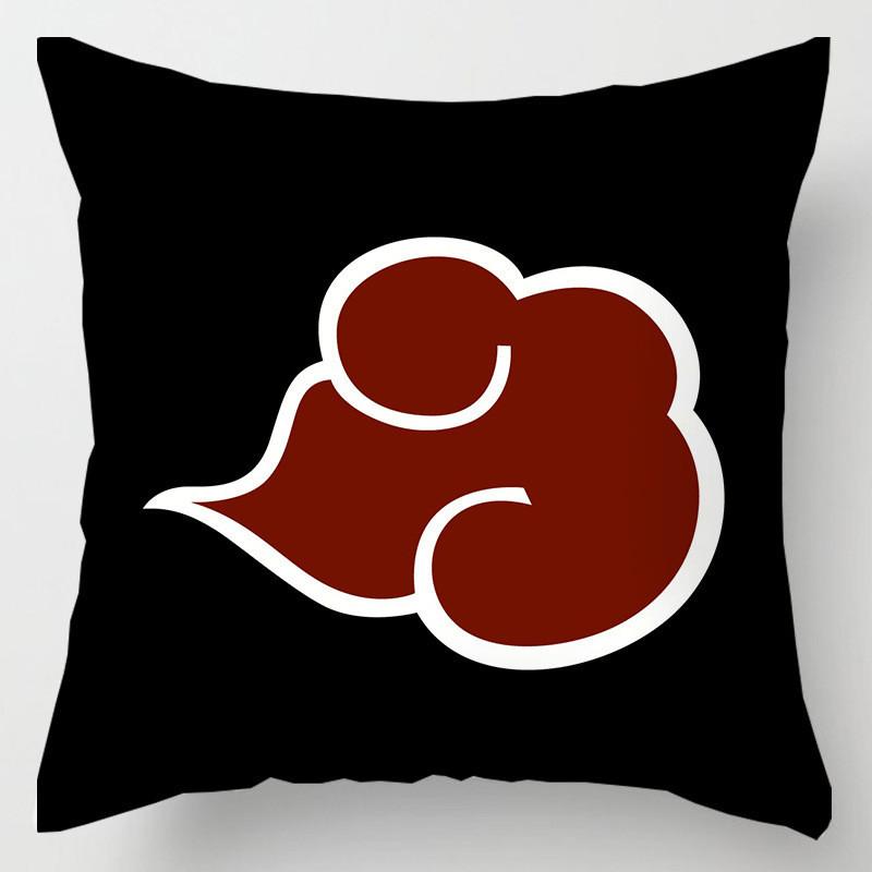 Luxurious Anime Naruto Cushion Cover With Cartoon Logo For Stylish Home Decor