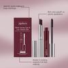 Zephoco Black Honey Eye & Lip Set: Moisturizing Glossy Lipstick & Eyelash Curler Beauty Kit