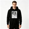 Men's All Eyez On Me Print Long Sleeve Pullover Hoodie Casual Streetwear Hip Hop Loose Hooded Sweatshirt