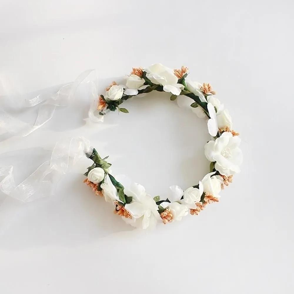 Bridal Photography Self-Wedding Snap Bride Props Flower Crown Flower Headband