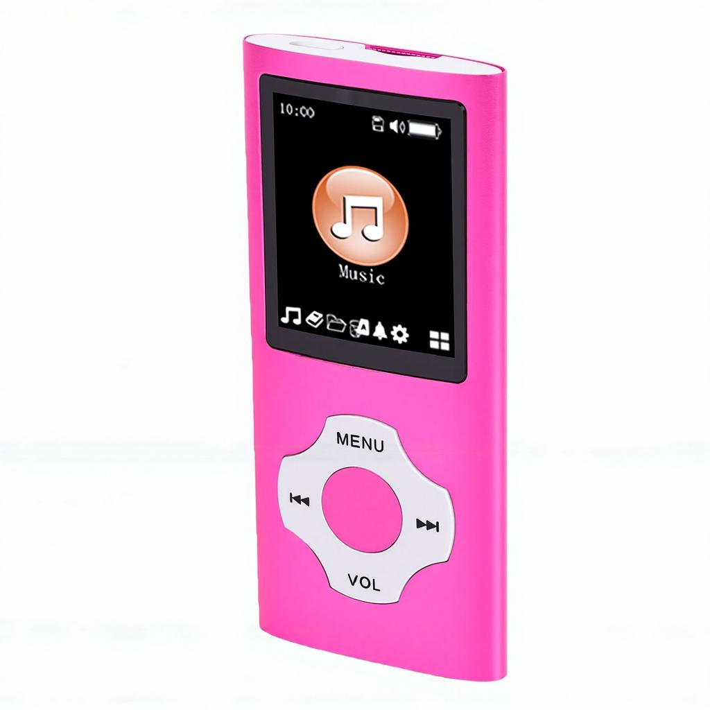 MP3 Music Player with Bluetooth 5.3 HiFi Sound Audio Player 1.8 Inch Screen Support for Kids Adults