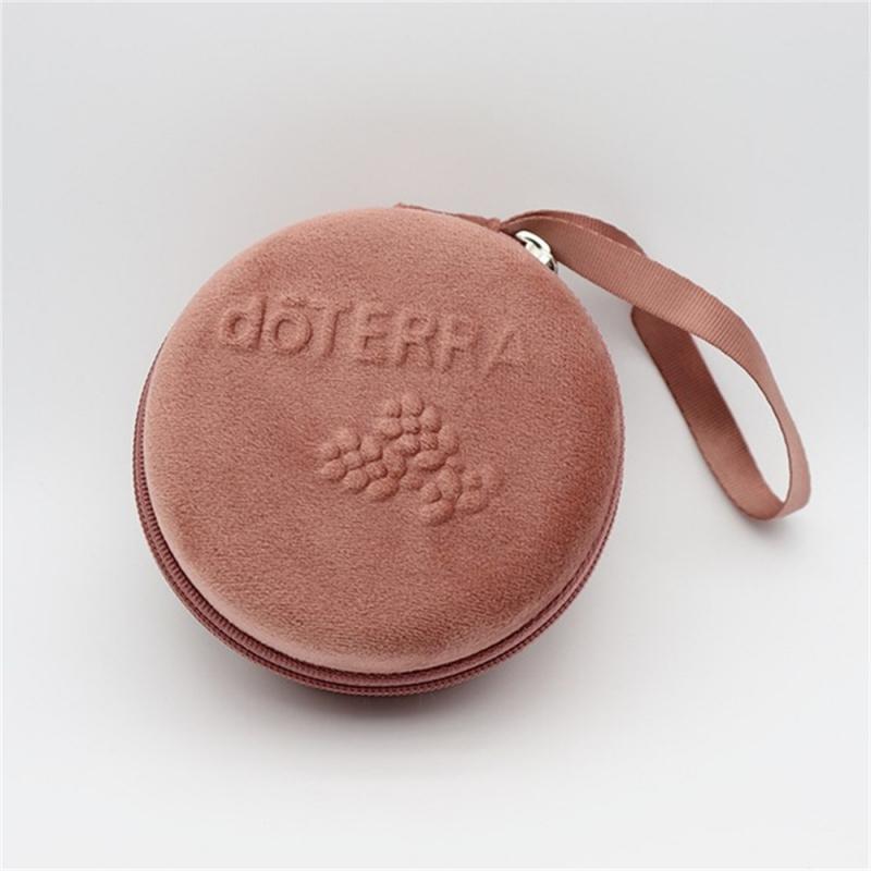 Round Essential Oil Bottle Sub Package Storage Bag Convenient To Carry. Eva Essential Oil Box Perfume Nail Polish Storage Bag