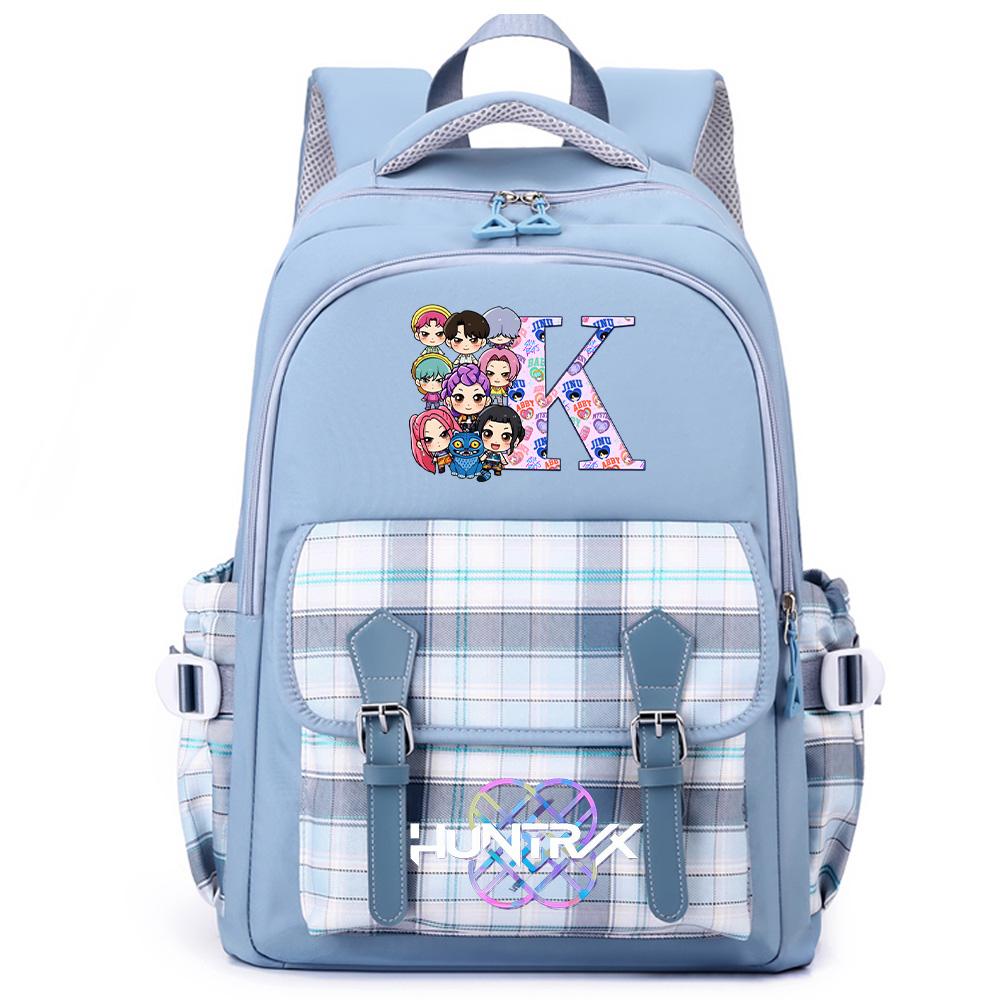 26 English Letter K-Pop Printed Large Capacity Backpack for Teenger Student Girl Boy Schoolbag Bookbag Women Waterproof Travel Bag Kid Gift Mochila