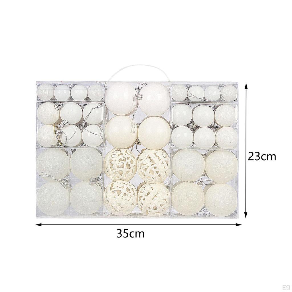 100 Pcs Set Colorful Ornament Christmas Tree Ornaments for Year