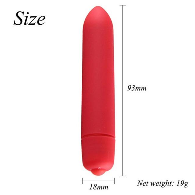9 Colors 10 Speed Mini Bullet Dildo Vibrator Clitoris Stimulator Sex Products AV Stick Anal Sex Toys for Women