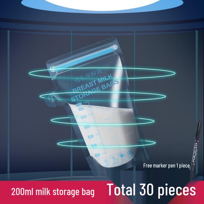 Breast Milk Storage Bags, 100ml, Disposable for Freezing and Preservation