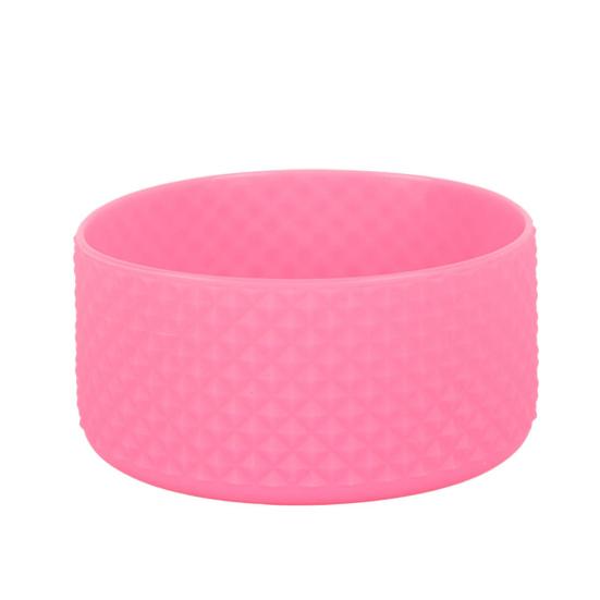Flask Silicone Boot Rhombus Texture Water Bottle Bottom Sleeve Non-slip Anti-scratch Vacuum