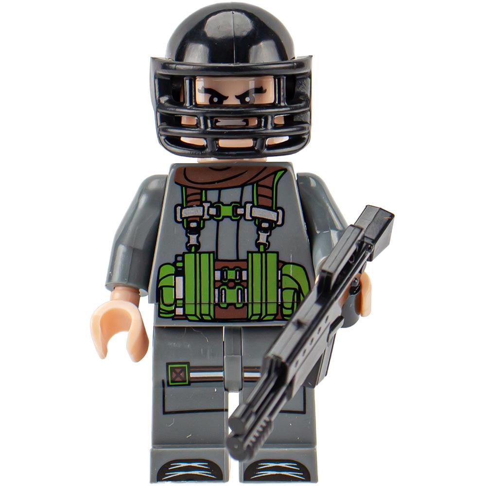 Ninja Warrior Superhero Doll With Weapon Single Building Block Assembly Toy