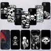 NH31 Horror Skeleton Skull New High-End Shell Phone Case for iPhone 16 15 14 13 12 Pro Max Plus Mini