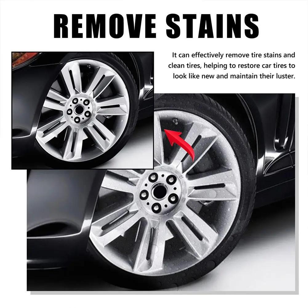 Tire Cleaner Paste Auto Rubber Parts Shiny Paste Durable Tire Brightener Protector For Car Tire 100g