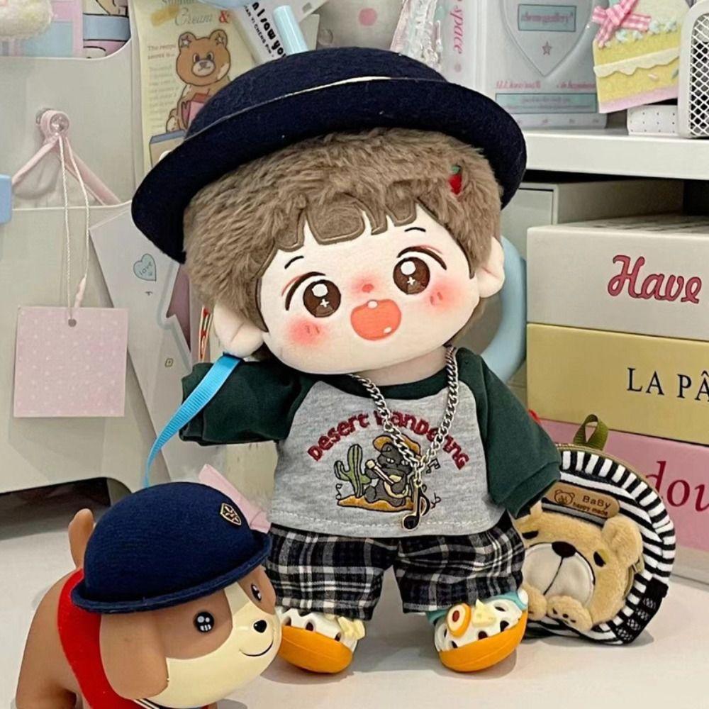 Onesuit Doll Winter Outfit Plush Doll Dress Up Set 20cm Cotton Doll Clothes  Children's Gift