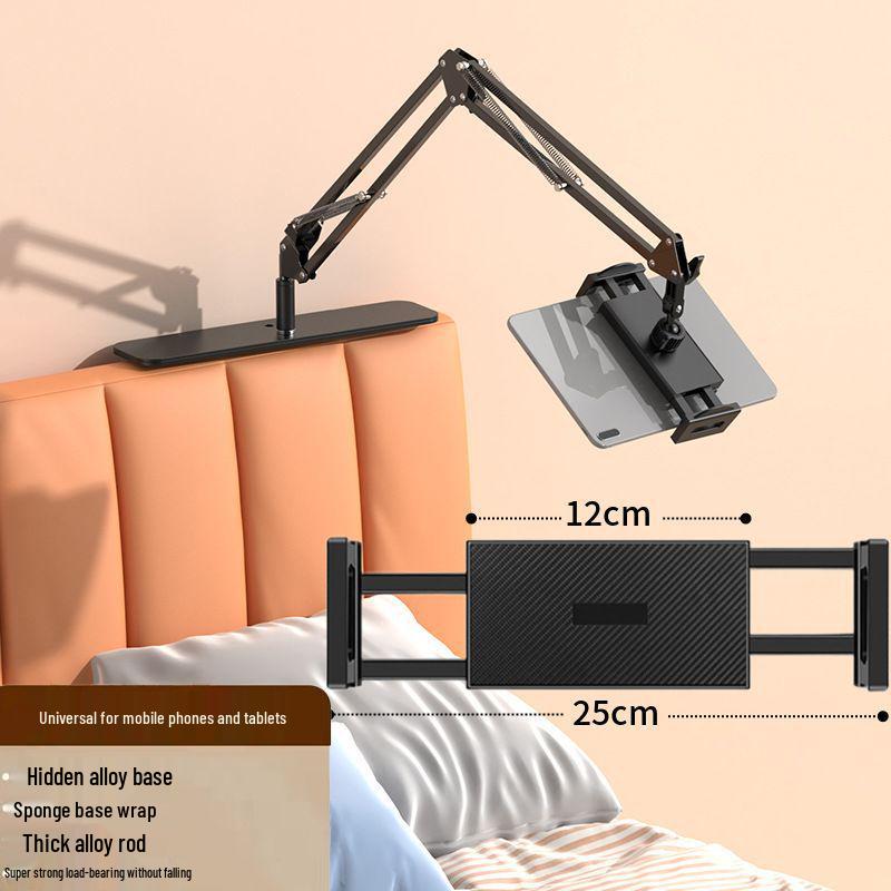 Universal Clip-On Phone & Tablet Holder for Bedside or Desktop - Ideal for Hands-Free Viewing