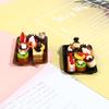 1/12 Dollhouse Miniature 1Tray+8 Cakes Model Kitchen Toys