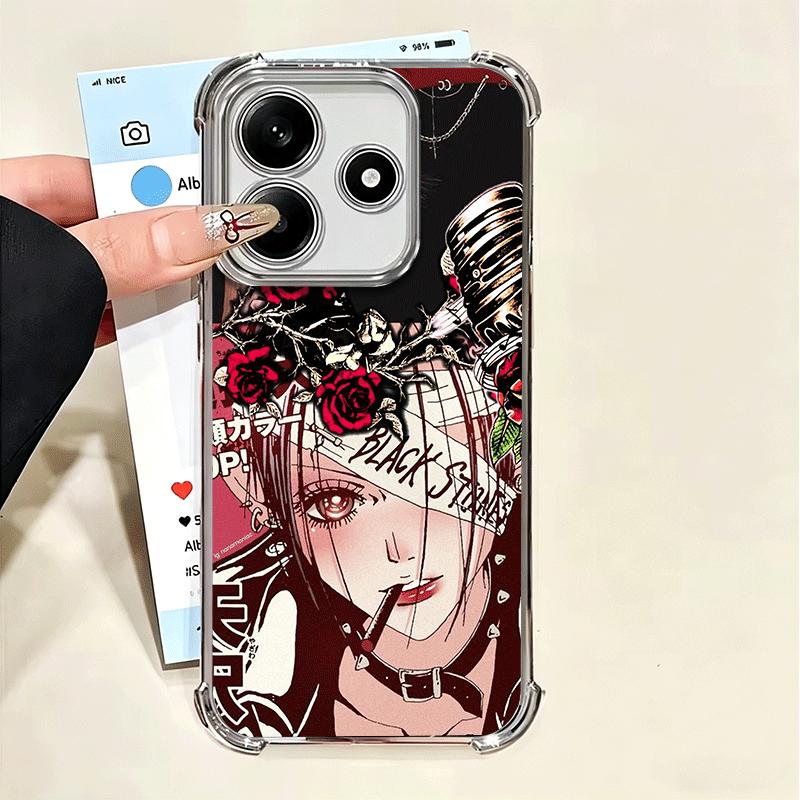 NaNa Osaki Anime Zachte Telefoonhoesje Voor Xiaomi Poco X7 X8 Pro Max X6 X5 X3 F8 Ultra F7 M8 M7 M5S Redmi 15C 15A 15 14C 13C 12C 13 12