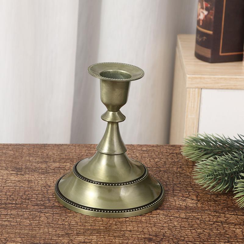 Kerzenhalter Luxuriös Vintage Metall Kerzenhalter Kerzenständer Kerzenhalter für Hochzeitsfeier Esszimmer Dekoration