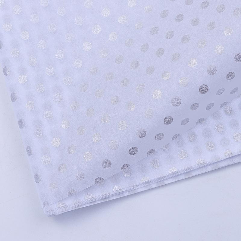 20 Blatt Geschenkpapier Seidenpapier Tupfen Bouquet Verpackungspapier Hochzeit Geburtstag Valentinstag Party Dekopapier