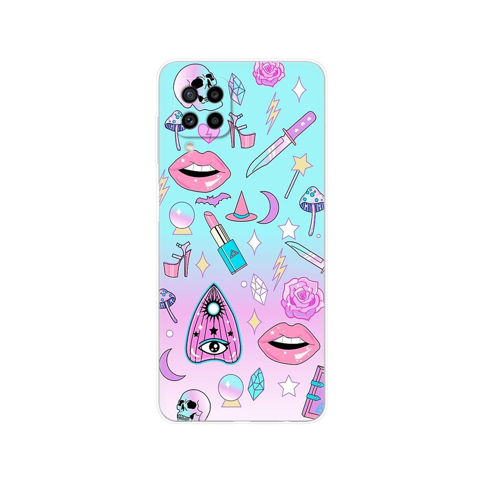 Samsung Galaxy M22 M32 4G Kılıf Telefon arka kapak Samsung M22 Yumuşak Kılıf Samsung M32 4G M 22 32 Silikon Tampon 6.4 inç