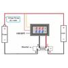DC0-100V 10A 50A 100A Voltmeter Ammeter Red Blue LED Amp Dual Digital Volt Meter Gauge 0.28'' LED Display 50A 100A Diverter