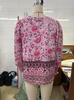 2025 Spring/Summer Bohemian V-neck Tie-Up Long Sleeve Women's Top